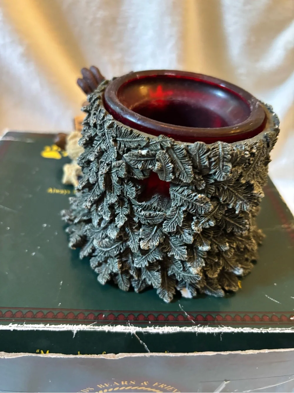 Boyd’s Bears and friends resin votive candle holder